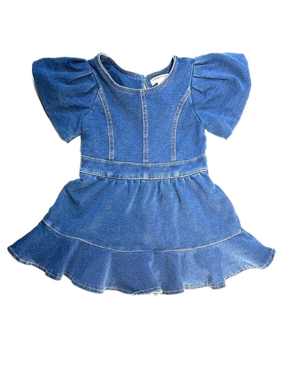 Habitual Denim Flare Dress